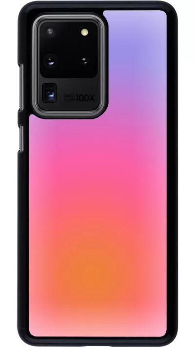 Coque Samsung Galaxy S20 Ultra - Orange Pink Blue Gradient