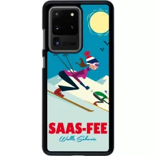 Samsung Galaxy S20 Ultra Case Hülle - Saas-Fee Ski Downhill