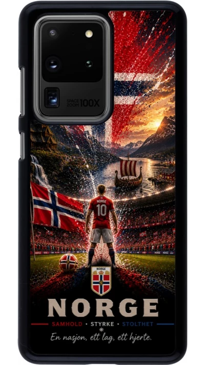 Samsung Galaxy S20 Ultra Case Hülle - Fussball Norwegen splash 2026