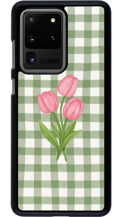 Samsung Galaxy S20 Ultra Case Hülle - Green vichy tulips Spring 2026