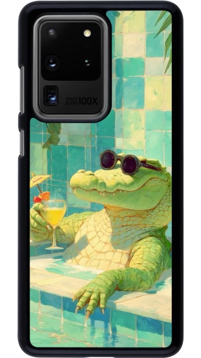 Coque Samsung Galaxy S20 Ultra - Crocodile in the swimming pool Summer 2026