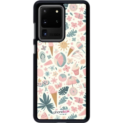 Samsung Galaxy S20 Ultra Case Hülle - Sommer Pink Muster