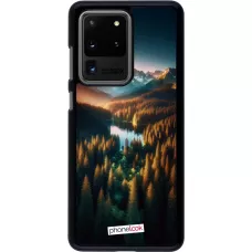 Samsung Galaxy S20 Ultra Case Hülle - Sonnenuntergang Waldsee