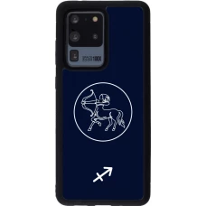 Samsung Galaxy S20 Ultra Case Hülle - Silikon schwarz Astrologie Schütze