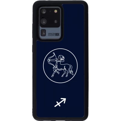 Samsung Galaxy S20 Ultra Case Hülle - Silikon schwarz Astrologie Schütze