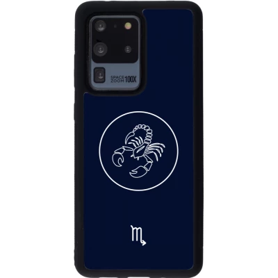 Samsung Galaxy S20 Ultra Case Hülle - Silikon schwarz Astrologie Skorpion