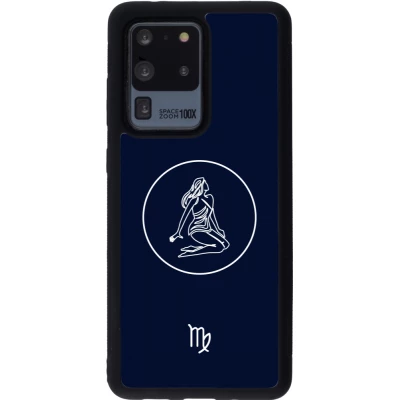 Samsung Galaxy S20 Ultra Case Hülle - Silikon schwarz Astrologie Jungfrau
