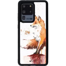 Coque Samsung Galaxy S20 Ultra - Silicone rigide noir Autumn 21 Fox