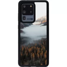 Samsung Galaxy S20 Ultra Case Hülle - Silikon schwarz Autumn 22 forest lanscape