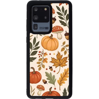 Samsung Galaxy S20 Ultra Case Hülle - Silikon schwarz Autumn 25 Autumn pattern
