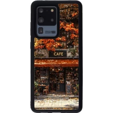 Coque Samsung Galaxy S20 Ultra - Silicone rigide noir Autumn 25 Coffee shop