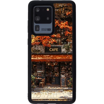 Coque Samsung Galaxy S20 Ultra - Silicone rigide noir Autumn 25 Coffee shop