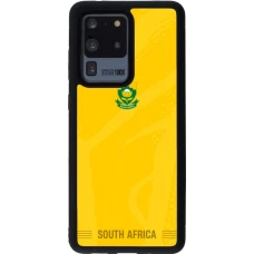 Samsung Galaxy S20 Ultra Case Hülle - Silikon schwarz Südafrika 2026 personalisierbares Fussballtrikot