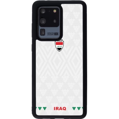 Samsung Galaxy S20 Ultra Case Hülle - Silikon schwarz Irak 2026 personalisierbares Fussballtrikot