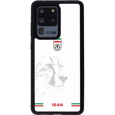 Samsung Galaxy S20 Ultra Case Hülle - Silikon schwarz Iran 2026 personalisierbares Fussballtrikot