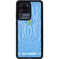 Samsung Galaxy S20 Ultra Case Hülle - Silikon schwarz Demokratische Republik Kongo 2026 personalisierbares Fussballtrikot