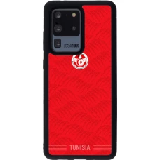 Samsung Galaxy S20 Ultra Case Hülle - Silikon schwarz Tunesien 2026 personalisierbares Fussballtrikot