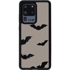 Coque Samsung Galaxy S20 Ultra - Silicone rigide noir Halloween 2026 Bats