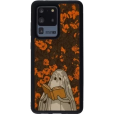 Coque Samsung Galaxy S20 Ultra - Silicone rigide noir Halloween 2026 Ghost reading