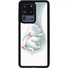 Coque Samsung Galaxy S20 Ultra - Silicone rigide noir Mom 1903