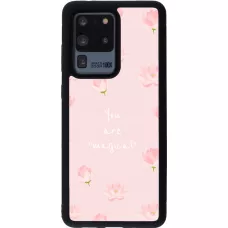 Samsung Galaxy S20 Ultra Case Hülle - Silikon schwarz Mom 2023 your are magical