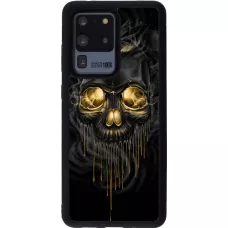 Coque Samsung Galaxy S20 Ultra - Silicone rigide noir Skull 02