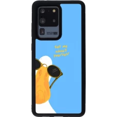 Samsung Galaxy S20 Ultra Case Hülle - Silikon schwarz Tell me about yourself Summer 2026