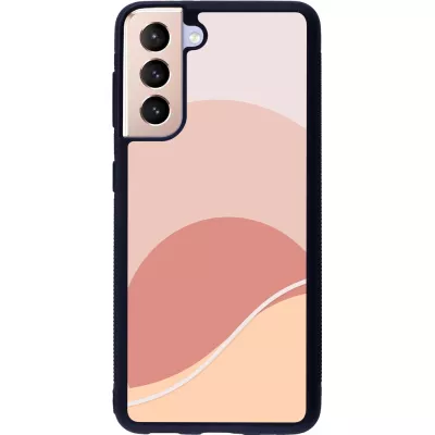 Samsung Galaxy S21 5G Case Hülle - Silikon schwarz Autumn 22 abstract sunrise