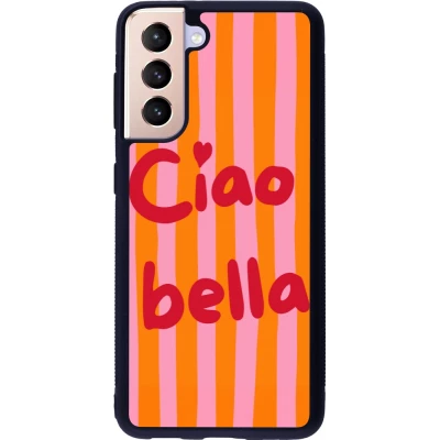 Coque Samsung Galaxy S21 5G - Silicone rigide noir Bye Bella 2026