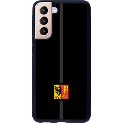 Samsung Galaxy S21 5G Case Hülle - Silikon schwarz Kanton GE schwarz