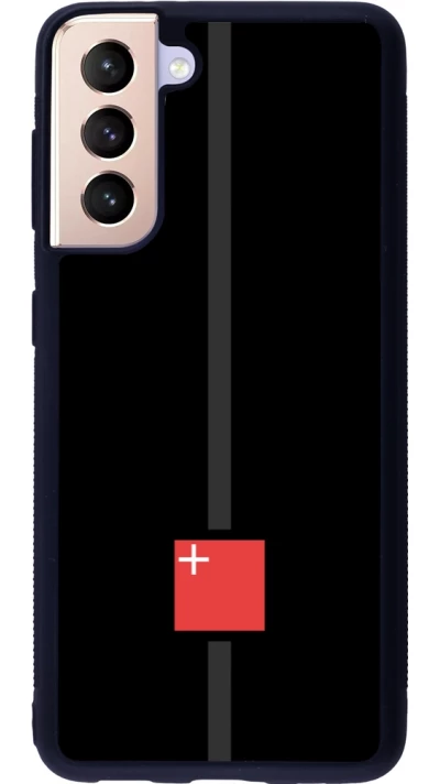 Samsung Galaxy S21 5G Case Hülle - Silikon schwarz Kanton SZ schwarz