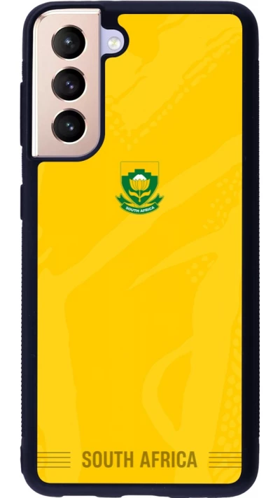 Samsung Galaxy S21 5G Case Hülle - Silikon schwarz Südafrika 2026 personalisierbares Fussballtrikot