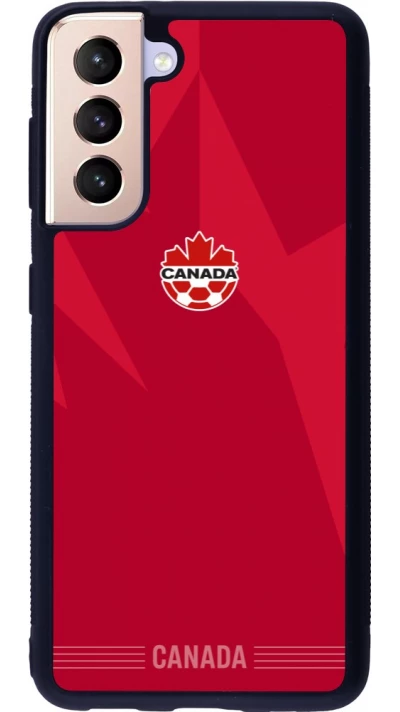 Samsung Galaxy S21 5G Case Hülle - Silikon schwarz Kanada 2026 personalisierbares Fussballtrikot