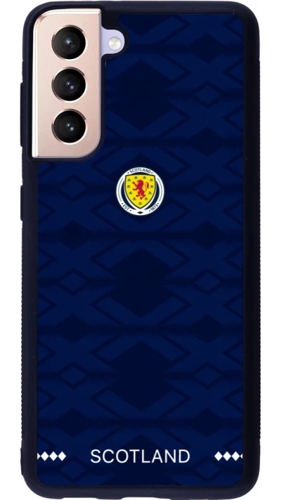 Samsung Galaxy S21 5G Case Hülle - Silikon schwarz Schottland 2026 personalisierbares Fussballtrikot
