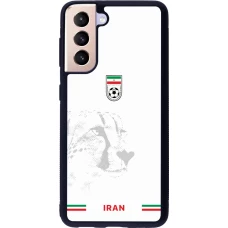 Samsung Galaxy S21 5G Case Hülle - Silikon schwarz Iran 2026 personalisierbares Fussballtrikot