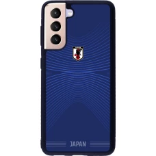 Samsung Galaxy S21 5G Case Hülle - Silikon schwarz Japan 2026 personalisierbares Fussballtrikot