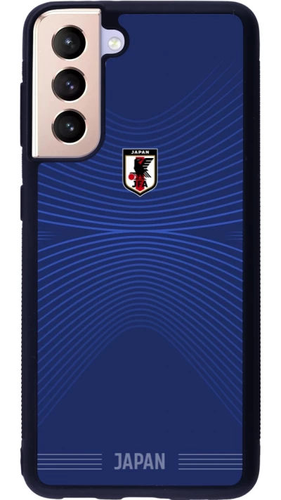 Samsung Galaxy S21 5G Case Hülle - Silikon schwarz Japan 2026 personalisierbares Fussballtrikot