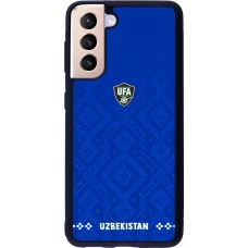 Samsung Galaxy S21 5G Case Hülle - Silikon schwarz Usbekistan 2026 personalisierbares Fussballtrikot