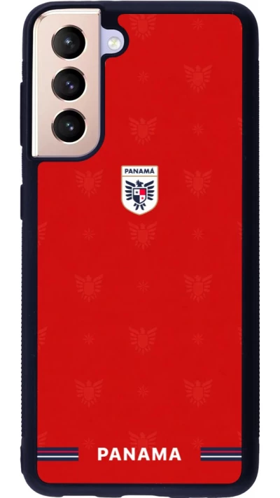 Samsung Galaxy S21 5G Case Hülle - Silikon schwarz Panama 2026 personalisierbares Fussballtrikot