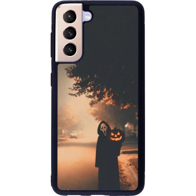 Samsung Galaxy S21 5G Case Hülle - Silikon schwarz Halloween 2025 Scream