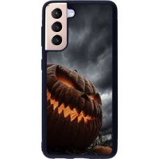 Coque Samsung Galaxy S21 5G - Silicone rigide noir Halloween 2026 The Wicked Pumpkin
