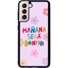 Samsung Galaxy S21 5G Case Hülle - Silikon schwarz Karol G Manana sera bonito