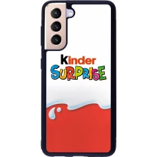 Samsung Galaxy S21 5G Case Hülle - Silikon schwarz Kinder Surprise