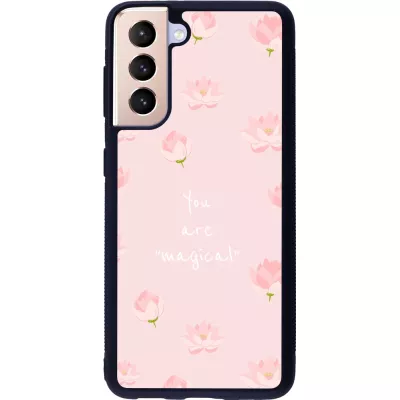 Samsung Galaxy S21 5G Case Hülle - Silikon schwarz Mom 2023 your are magical