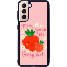 Samsung Galaxy S21 5G Case Hülle - Silikon schwarz Mom 2026 Berry best