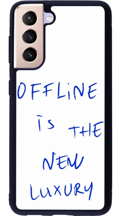 Samsung Galaxy S21 5G Case Hülle - Silikon schwarz Offline is the new luxury