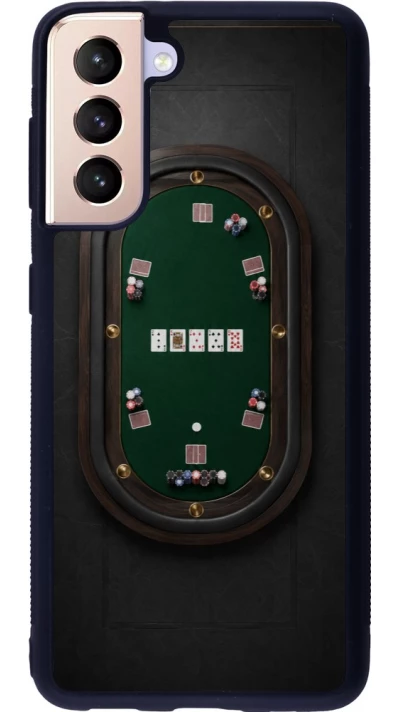 Coque Samsung Galaxy S21 5G - Silicone rigide noir Sports 2026 Poker