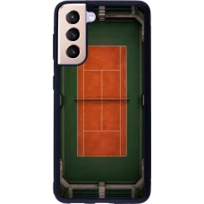 Coque Samsung Galaxy S21 5G - Silicone rigide noir Sports 2026 Tennis