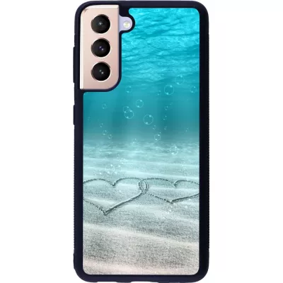 Coque Samsung Galaxy S21 5G - Silicone rigide noir Summer 18 19