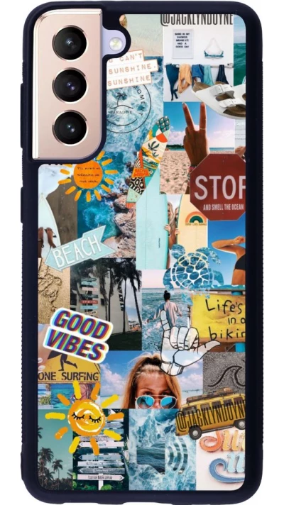 Coque Samsung Galaxy S21 5G - Silicone rigide noir Summer 2021 15